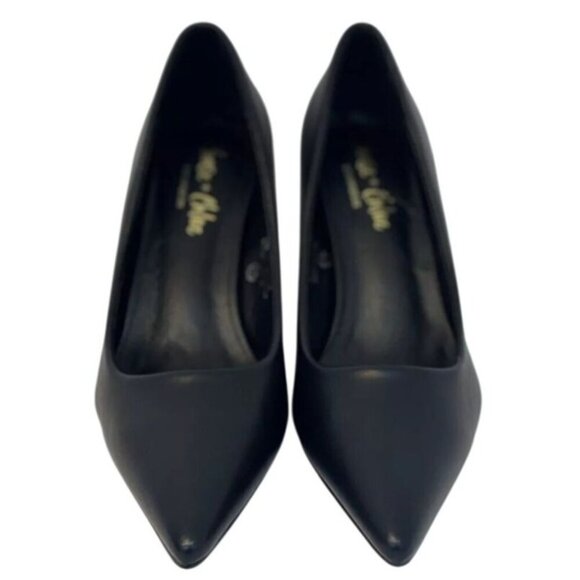 CHASE+CHLOE / Julian-1 / Black / Faux Leather / Pointed / Toe / Pumps With 2.5" - Picture 4 of 8